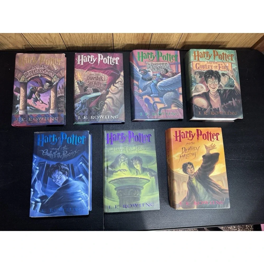 Harry Potter Complete Hardcover Set Books 1-7 Set First Edition (J.K. Rowling)